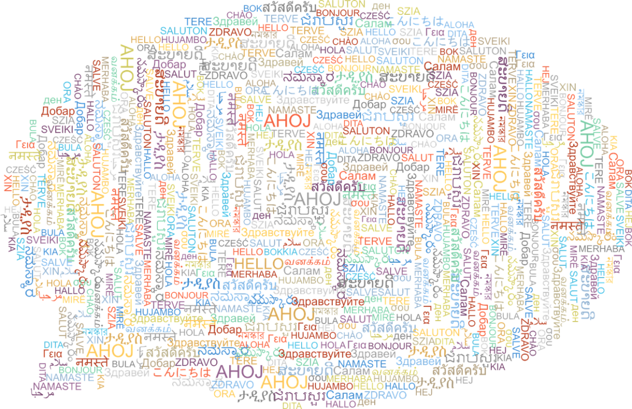 A multilingual website